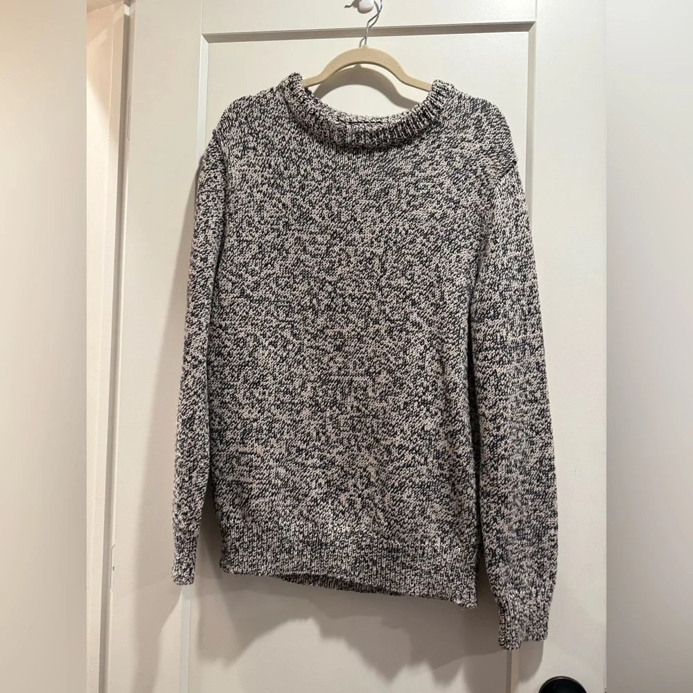 J Crew‎ Marled cotton crewneck sweater Size M